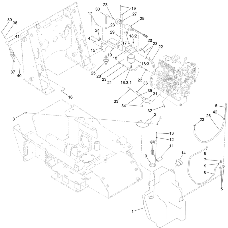 Fuel Tank Fuel Pump and Filter Assembly