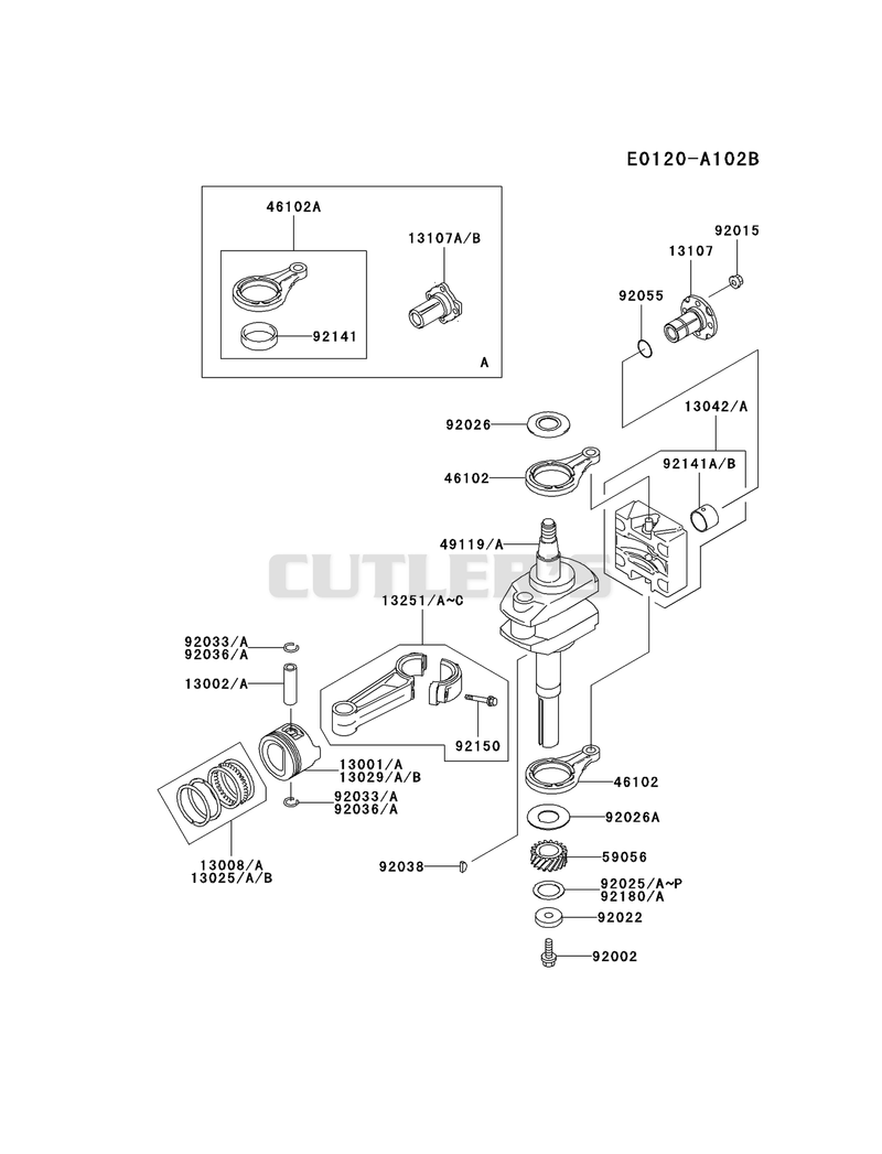 PISTON/CRANKSHAFT
