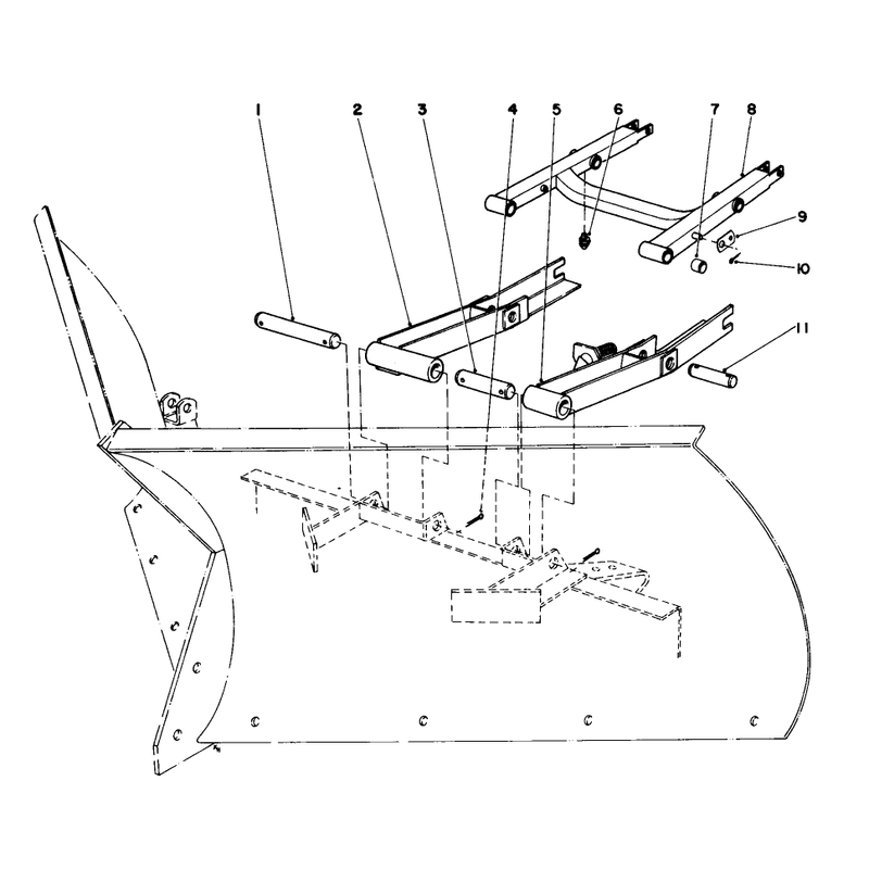V Plow Installation No 30755 Optional