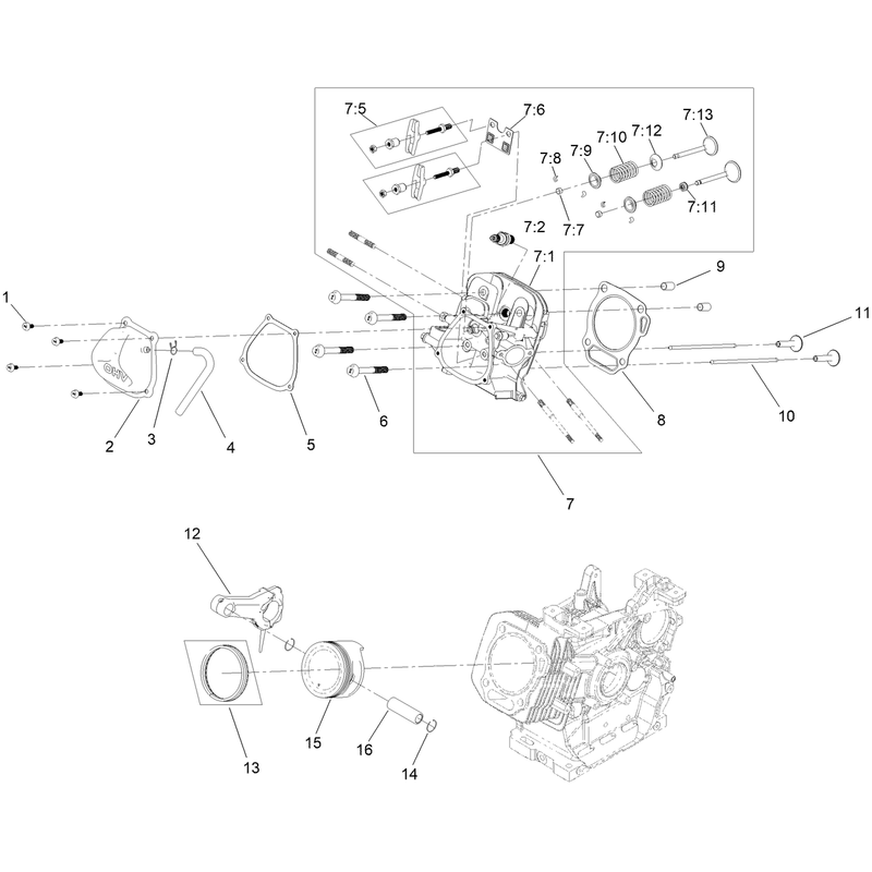 Piston and Head Assembly