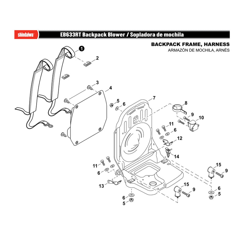 BACKPACK FRAME, HARNESS