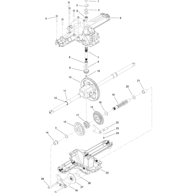 Single Speed Transmission Assembly No 112-0368