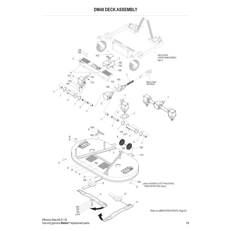 DM48 DECK ASSEMBLY