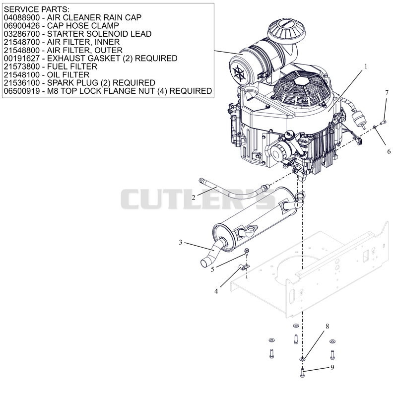 Engine - Kawasaki FX691