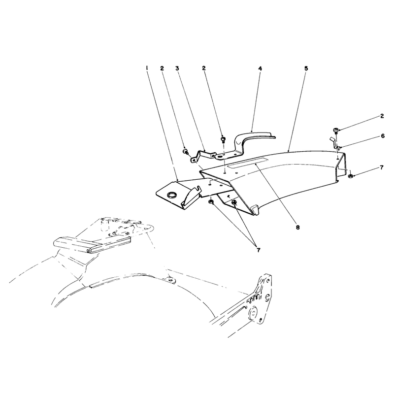 Side Discharge Chute Model No 59108 Optional