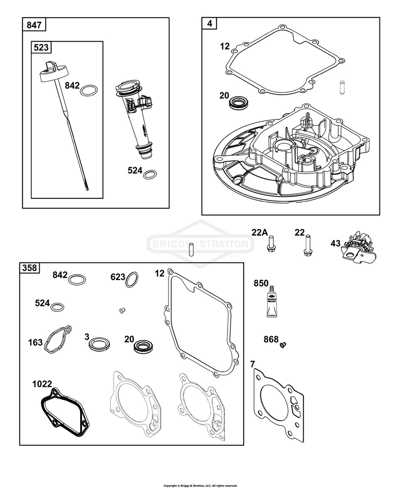 Crankcase Cover/Sump and Lubrication Group