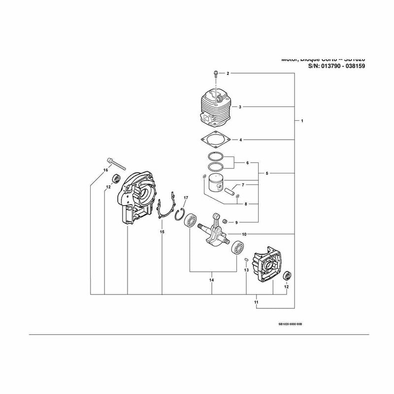 Engine, Short Block -- SB1020