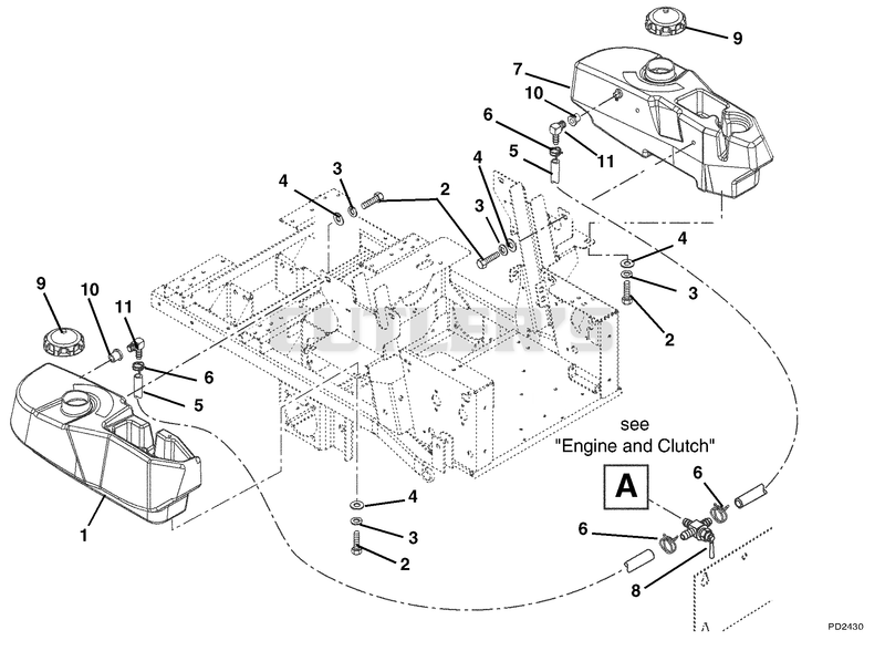 Gas - Fuel Tanks And Hoses
