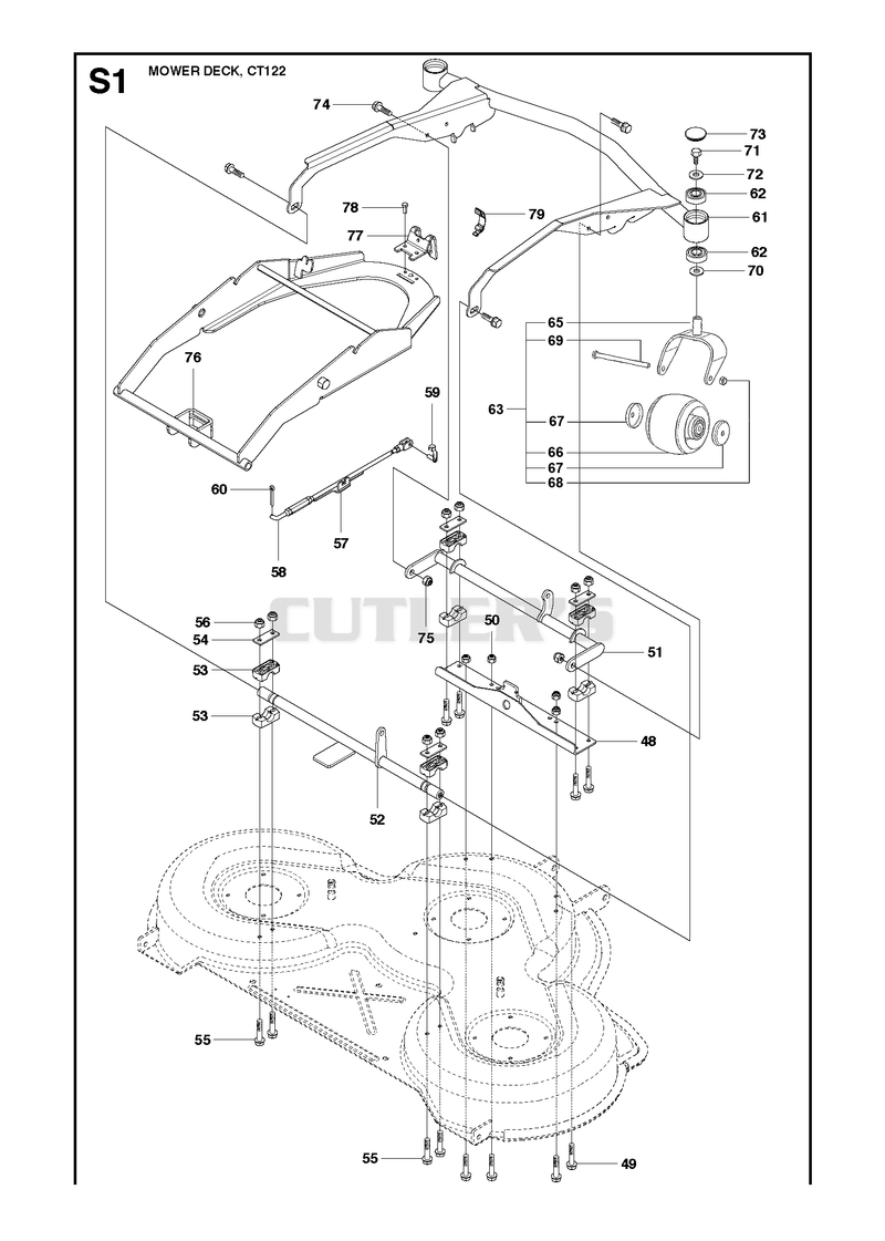 48"/122CM CUTTING DECK