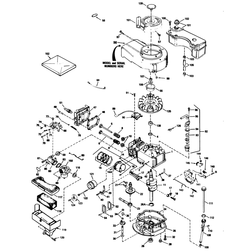Engine Model No Tvs100-44011b