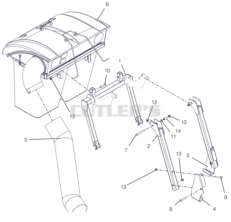 Bagger, Hose And Mount