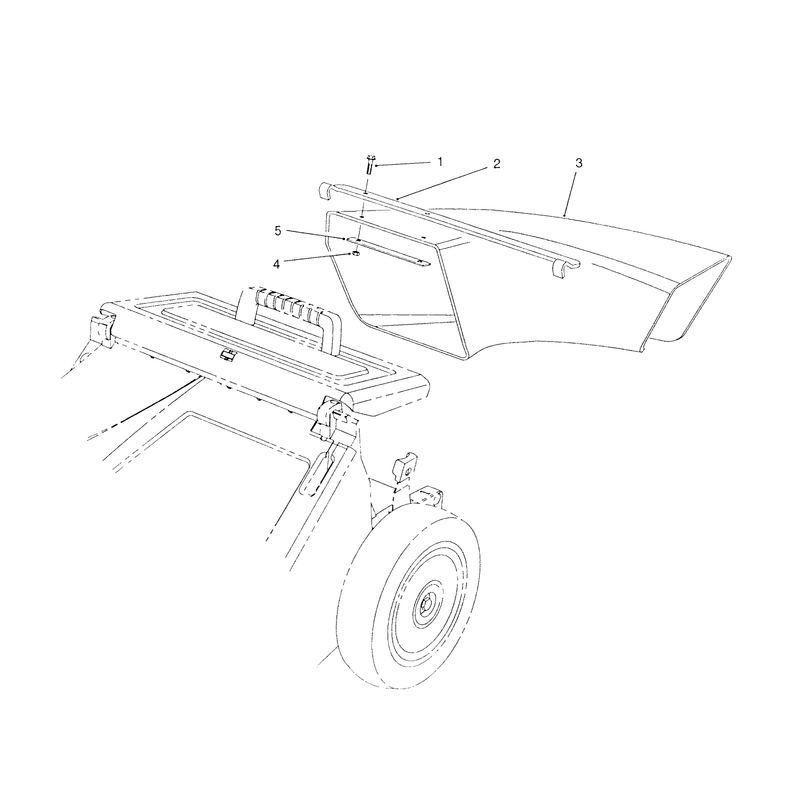 Side Discharge Chute Model No. 59112 (optional)