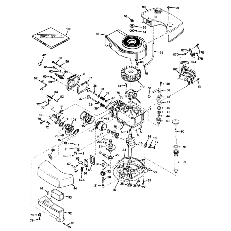 Engine Tecumseh Model No Tnt 120-12003