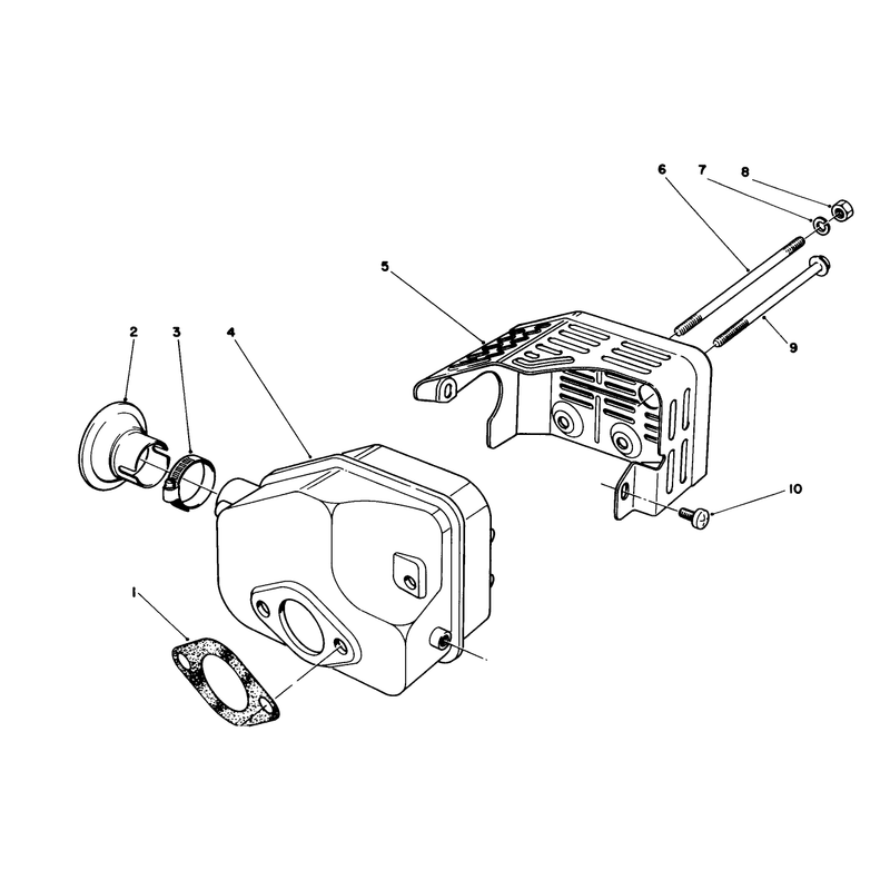 Muffler Assembly Model No 47pn2-6