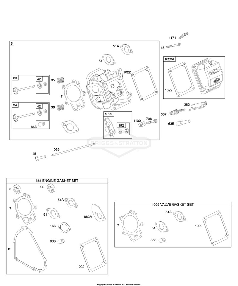 Cylinder Head, Gasket Set - Engine, Gasket Set - Valve, Valves
