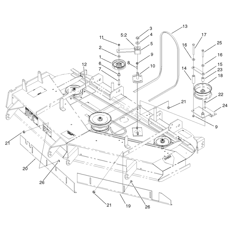 Belt and Idler Arm Assembly