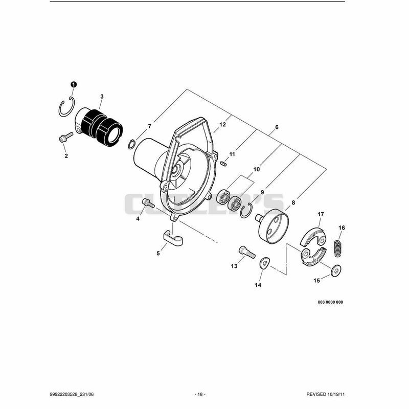 Fan Case, Clutch -- GRAY MODELS