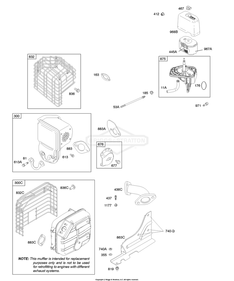 Air Cleaner, Exhaust System
