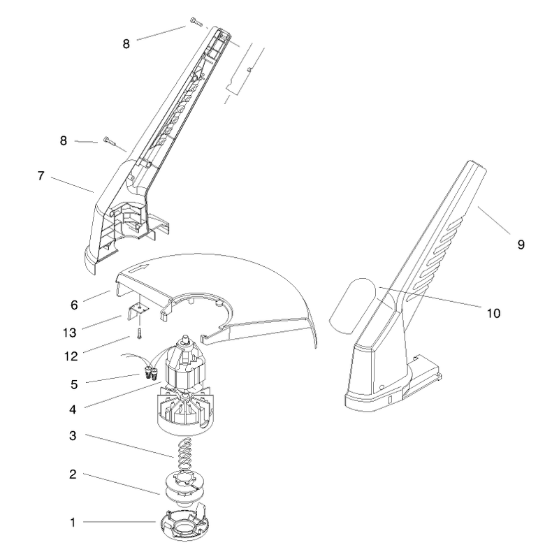 Motor and Housing Assembly