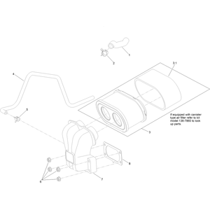 Air Intake and Filtration Assembly with Non Canister Style Air Filter