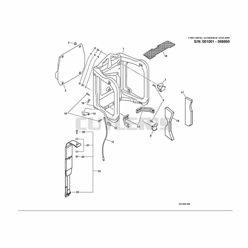 Backpack Frame, Harness