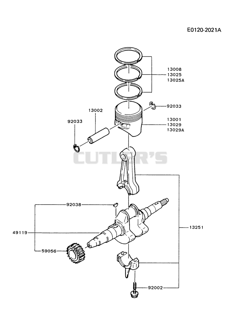 PISTON/CRANKSHAFT