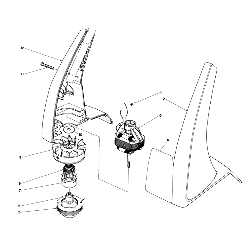 Motor and Housing Assembly