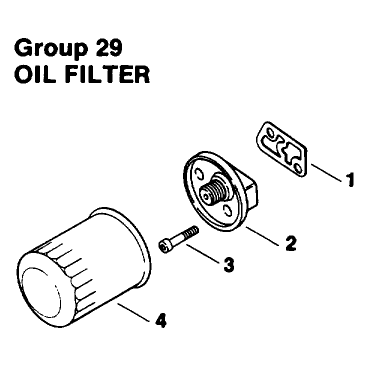 Engine Kohler Model No Mv16s Type Ps56519 Oil Filter Group 29