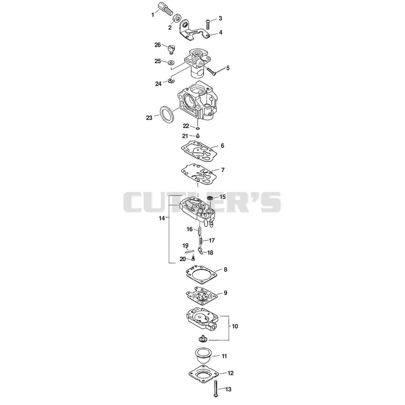 CARBURETOR S/N 563000 & UP