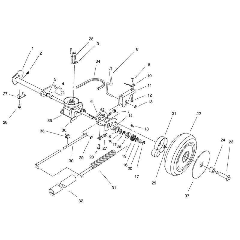 Rear Axle Assembly