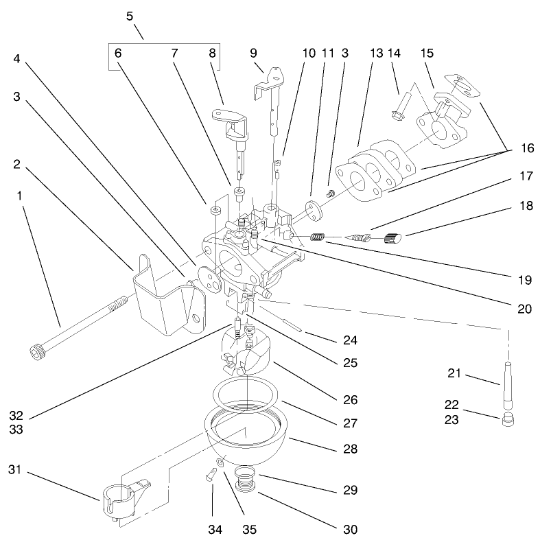 Engine Assembly (model No. 38430 & 38431)