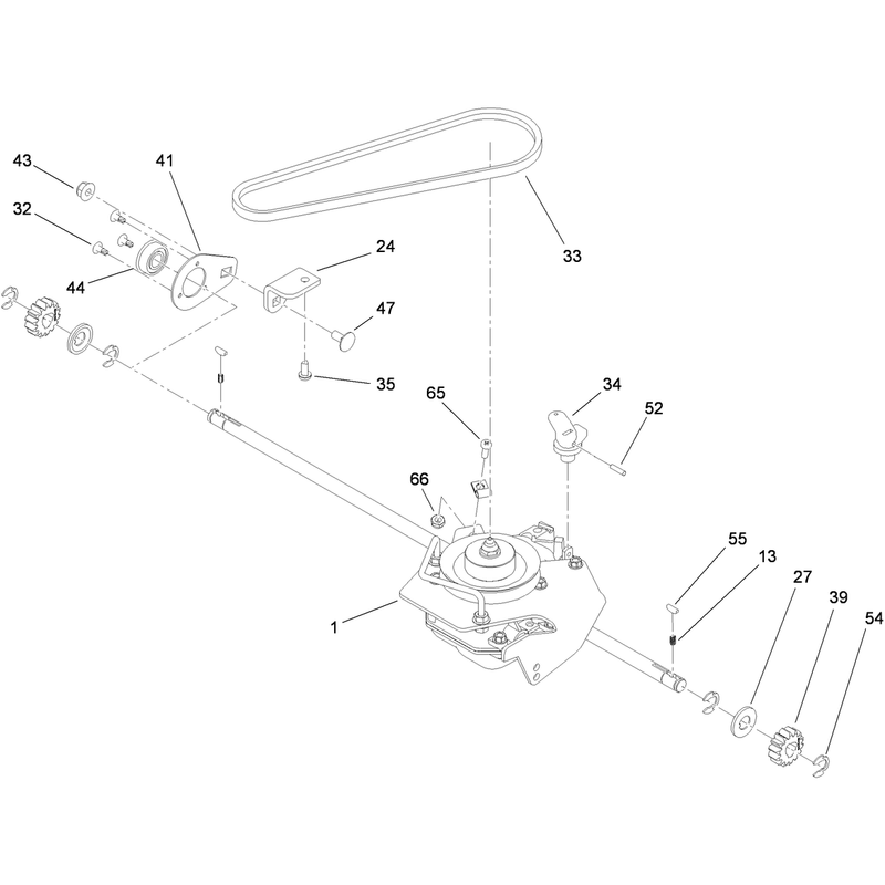 Gear Case and Pinion Assembly