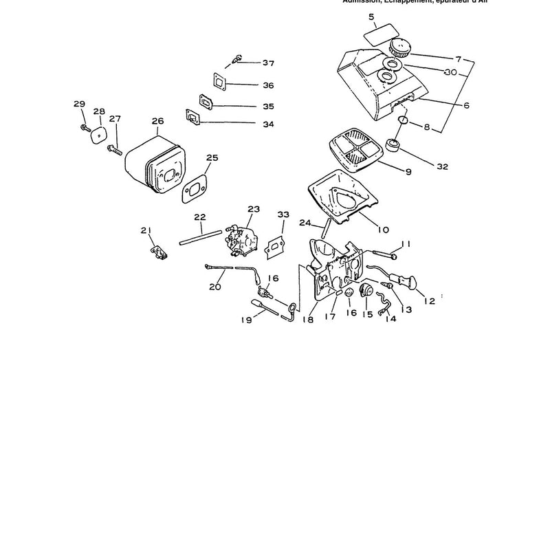 Intake, Exhaust, Air Cleaner