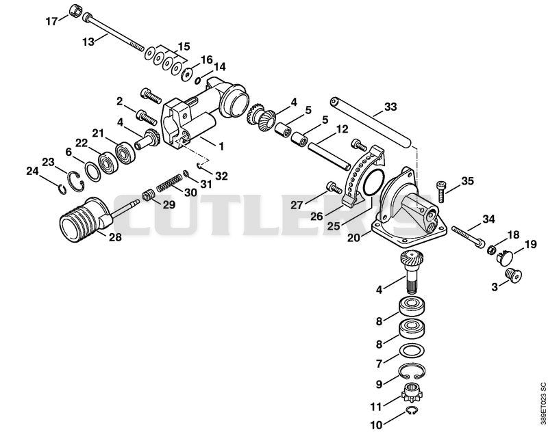 Angle drive 0° - 90°