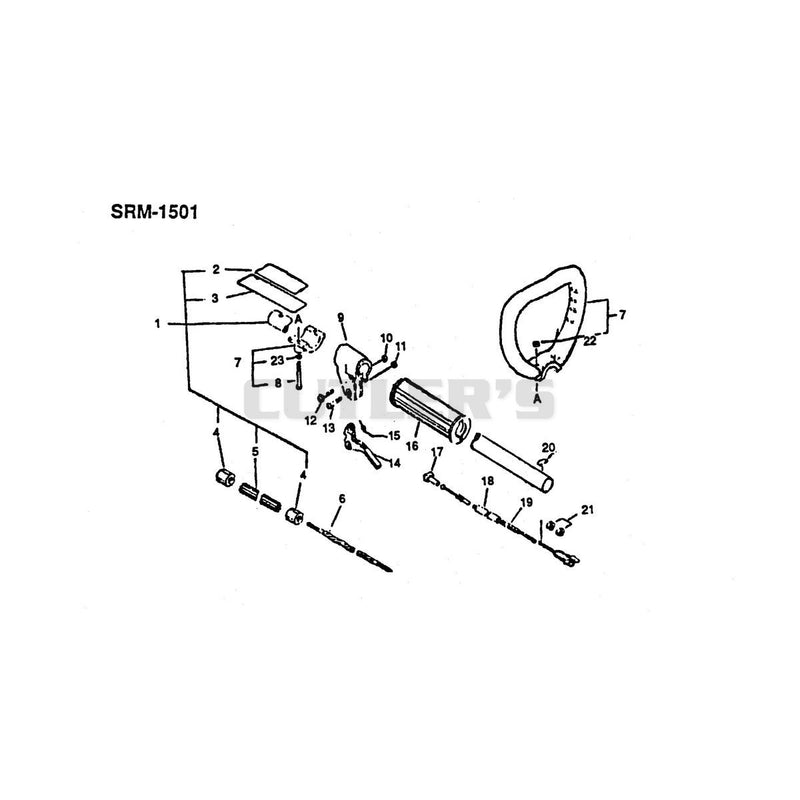 Handle Throttle and Drive Shaft