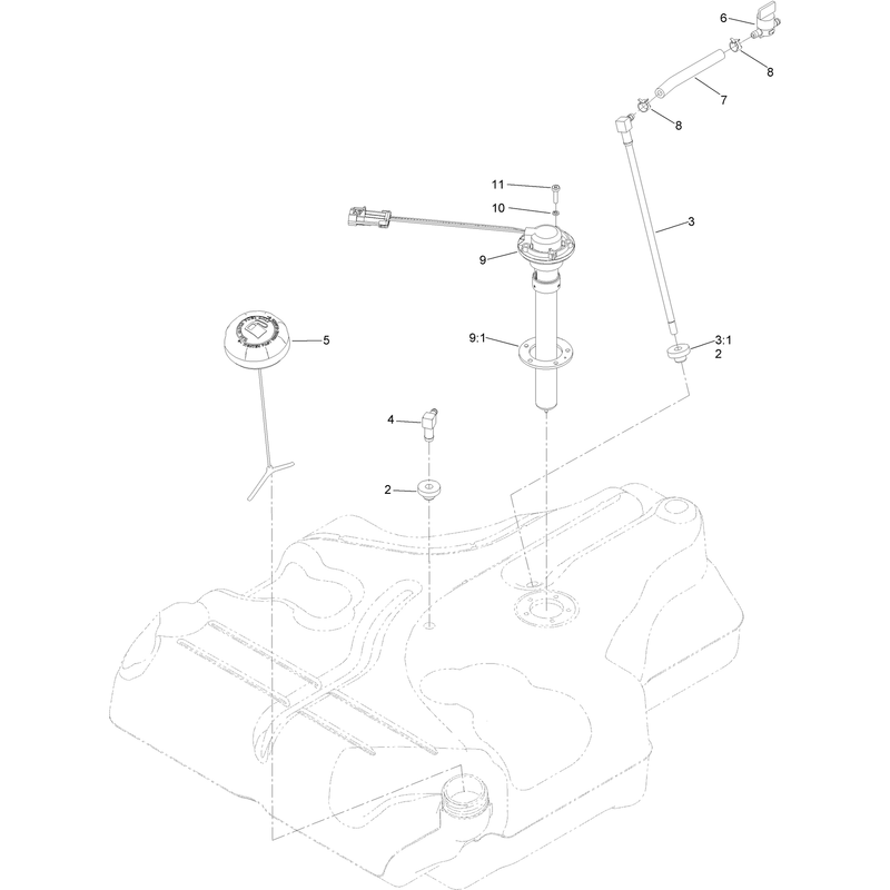 Fuel Tank Assembly No. 116-3978