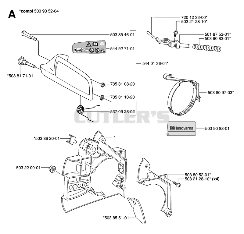 CHAIN BRAKE & CLUTCH COVER