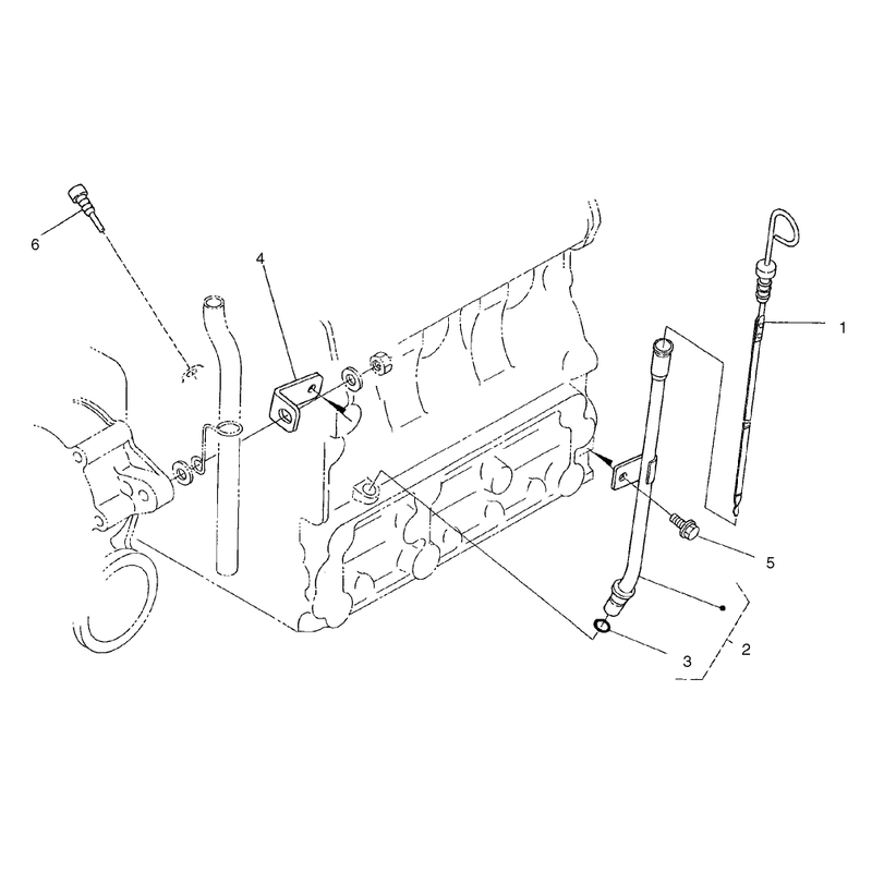 Dipstick and Guide Assembly