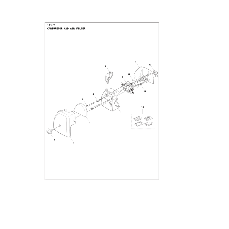 CARBURETOR AND AIR FILTER