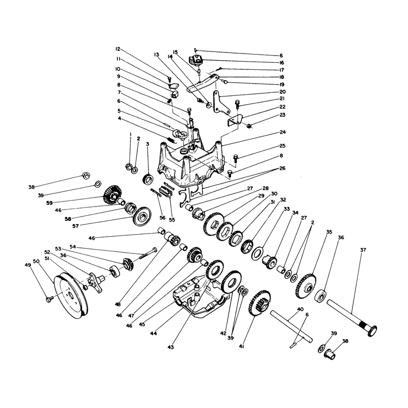 Transmission Assembly No. 66-8030