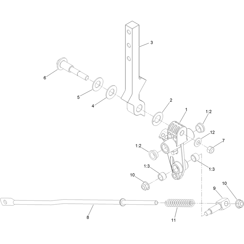 LH and RH Motion Control Assembly