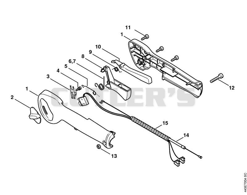 Control handle HS 86