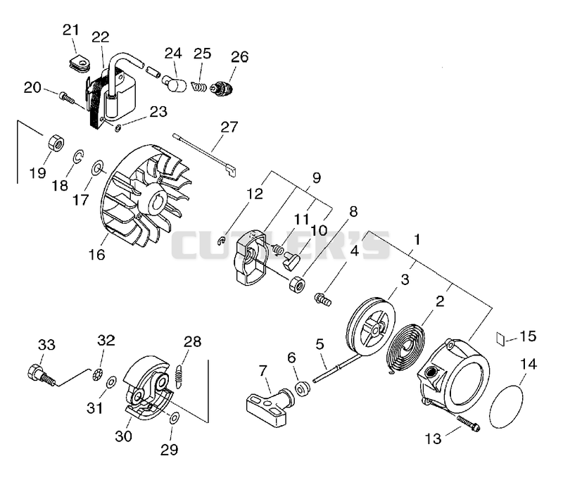 Recoil Starter, Flywheel
