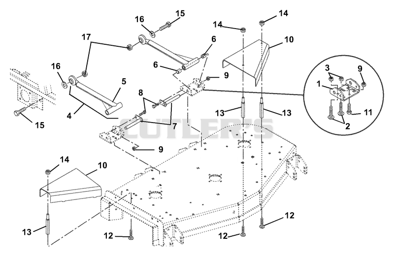 Mounting Arms And Belt Guards