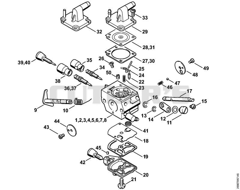 Carburetor C1Q-S161, -S162, -S163, -S164, -S82, -S83, -S138, -S139