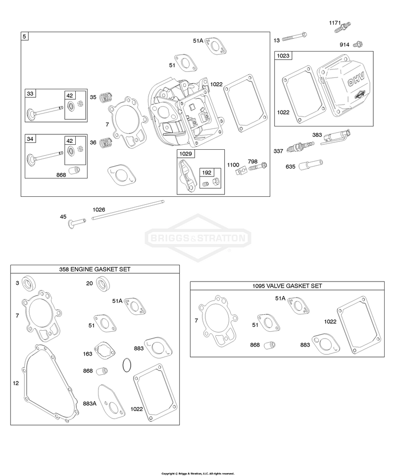 Cylinder Head, Gasket Set - Engine, Gasket Set - Valve, Valves