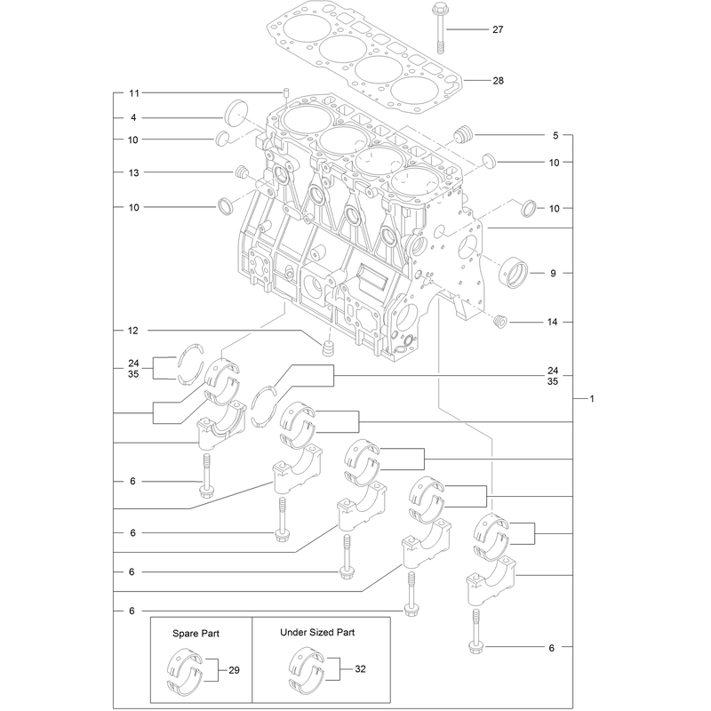 Cylinder Block Assembly