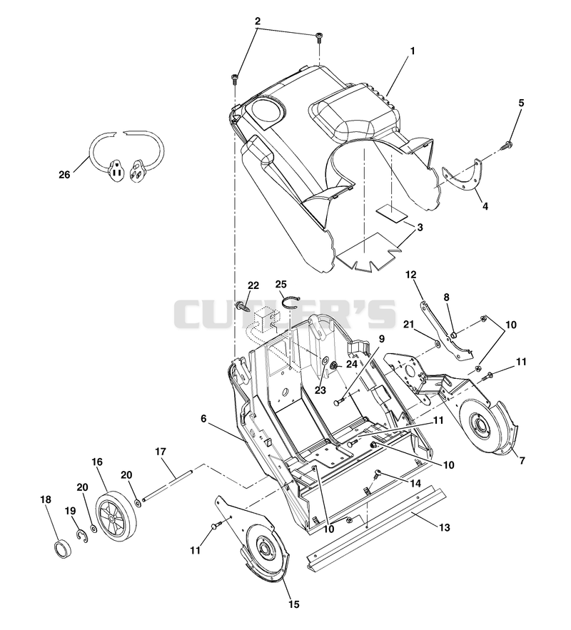 Chassis, Cowl, Wheels And Supports
