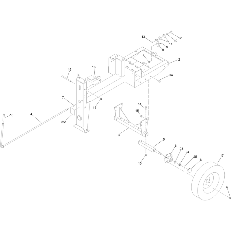 Frame and Axle Assembly