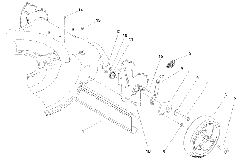 Rear Axle and Low Wheel Assembly